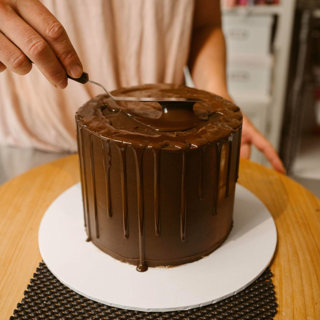 Order your homemade Chocolate drippy cake made by Cherry Blossom Cakes Queenstown